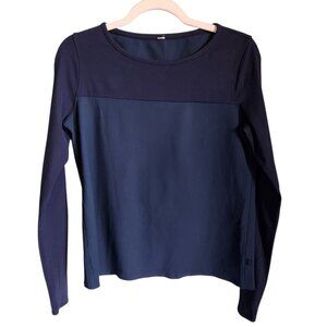 Lululemon Shirt Blue 8 Women’s Out of This World Long Sleeve Tech Inkwell Top
